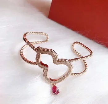 New Hot Pure 925 Sterling Silver Jewelry For Women Bangle Wedding Jewelry Open Rose Gold Color Cuff Bracelet
New Hot Pure 925 Sterling Silver Jewelry For Women Bangle Wedding Jewelry Open Rose Gold Color Cuff Bracelet