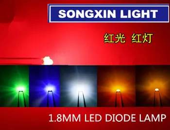 1000PCS 1.8 mm LED diode Light Original color DIP LED Diffused White Yellow Red Green Orange Blue
1000PCS 1.8 mm LED diode Light Original color DIP LED Diffused White Yellow Red Green Orange Blue