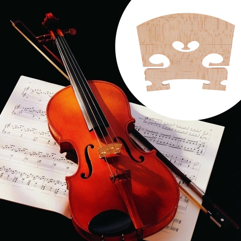 Violin Bridges Fiddle Maple Wood for 3/4 Size Instrument Accessories Violin Strings Bridge Part Tools
Violin Bridges Fiddle Maple Wood for 3/4 Size Instrument Accessories Violin Strings Bridge Part Tools