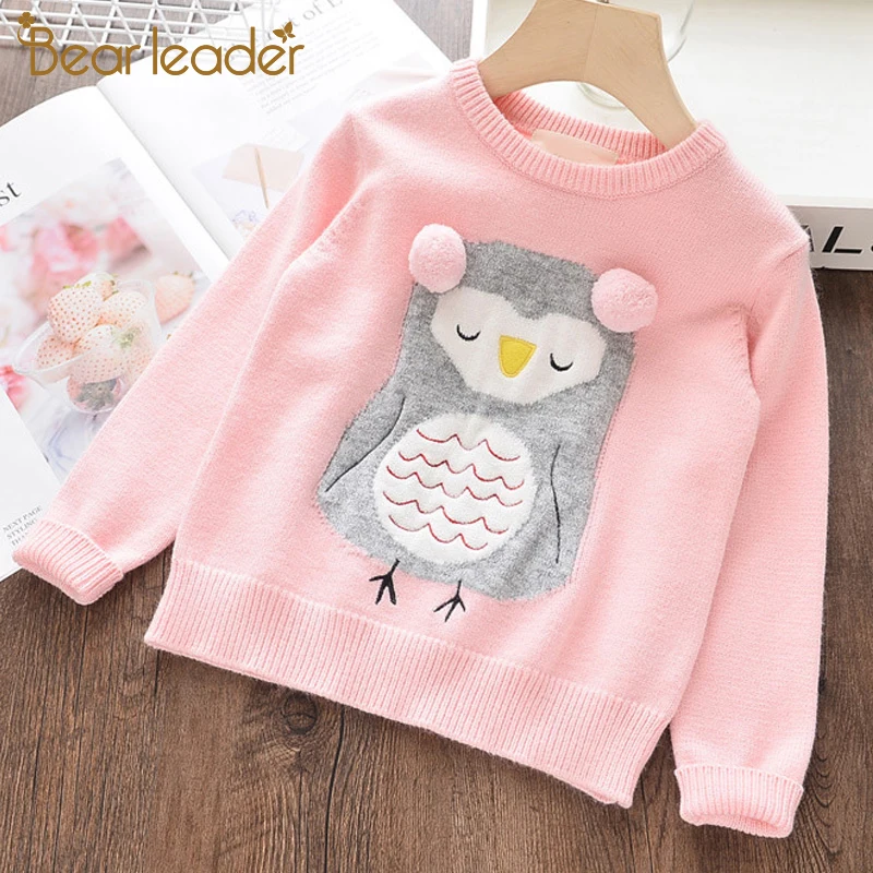 Bear Leader Girls Sweaters New Girl Winter Clothes Knitted Wool Kids Sweater Cartoon Owl Pattern Kids Embroidery Clothing
Bear Leader Girls Sweaters New Girl Winter Clothes Knitted Wool Kids Sweater Cartoon Owl Pattern Kids Embroidery Clothing