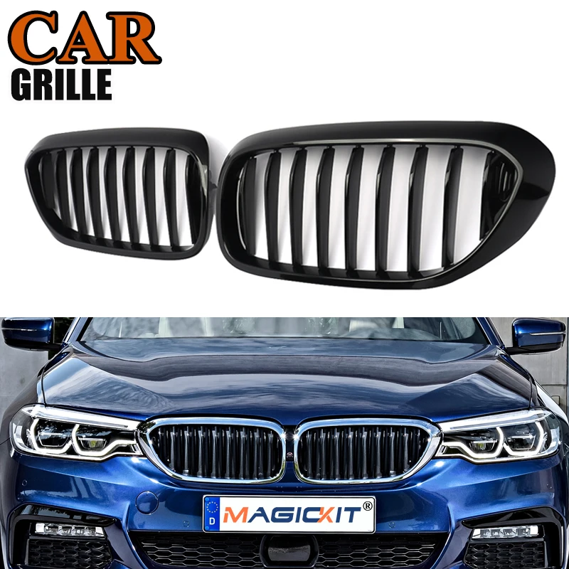 MagicKit Replacement G30 G38 Front Bumper Grill For BMW 5 Series M5 G31 520i 530i 540i ABS Gloss Black Front Sport Kidney Grille
MagicKit Replacement G30 G38 Front Bumper Grill For BMW 5 Series M5 G31 520i 530i 540i ABS Gloss Black Front Sport Kidney Grille