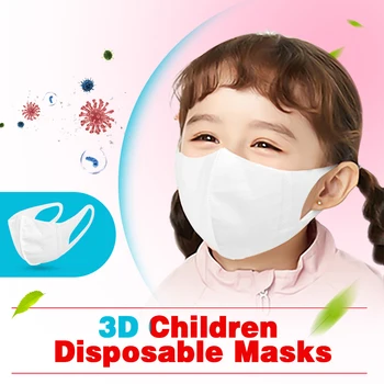 100PCS Disposable Children Masks Anti-dust Safe Mouth Masks 3D Breathable Non Woven Unisex Protective Pure Small Face Masks
100PCS Disposable Children Masks Anti-dust Safe Mouth Masks 3D Breathable Non Woven Unisex Protective Pure Small Face Masks