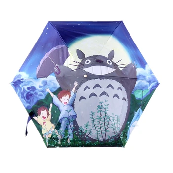 Anime Totoro Mini 5-fold Rain Sun Umbrella For Student Portable Compact UV Umbrella For Women Ghibli Studio Totoro Sunshade
Anime Totoro Mini 5-fold Rain Sun Umbrella For Student Portable Compact UV Umbrella For Women Ghibli Studio Totoro Sunshade