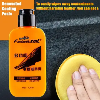 Auto Leather Renovation Paint Paste Decontamination Maintenance Agent Car Seat Center Console Leather Coating Paste With Sponge
Auto Leather Renovation Paint Paste Decontamination Maintenance Agent Car Seat Center Console Leather Coating Paste With Sponge