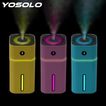 YOSOLO Aroma Essential Oil Diffuser Mini Ultrasonic Square Humidifier LED Night Light USB Car Air Purifier
YOSOLO Aroma Essential Oil Diffuser Mini Ultrasonic Square Humidifier LED Night Light USB Car Air Purifier