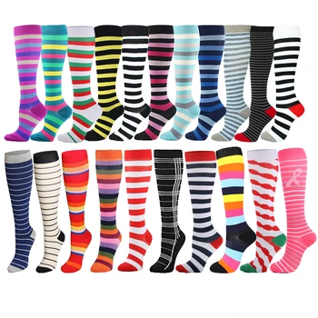 Sports Compression Stockings Pressure Unisex Men Women Stripe Line Pattern Running Stockings Multicolor Dropshipping
Sports Compression Stockings Pressure Unisex Men Women Stripe Line Pattern Running Stockings Multicolor Dropshipping