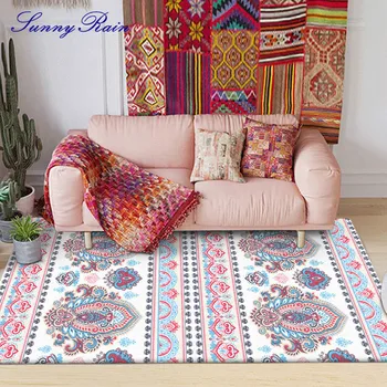 SunnyRain 1-piece Fleece Printed Persia Pattern Rug Living Room Rugs and Carpets for Kitchen Area Rug for Bedroom
SunnyRain 1-piece Fleece Printed Persia Pattern Rug Living Room Rugs and Carpets for Kitchen Area Rug for Bedroom