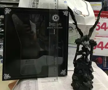 26cm Anime Death Note Official Movie Guide L Killer Ryuuku Ryuk with Skull Base PVC Action Figures Toys
26cm Anime Death Note Official Movie Guide L Killer Ryuuku Ryuk with Skull Base PVC Action Figures Toys