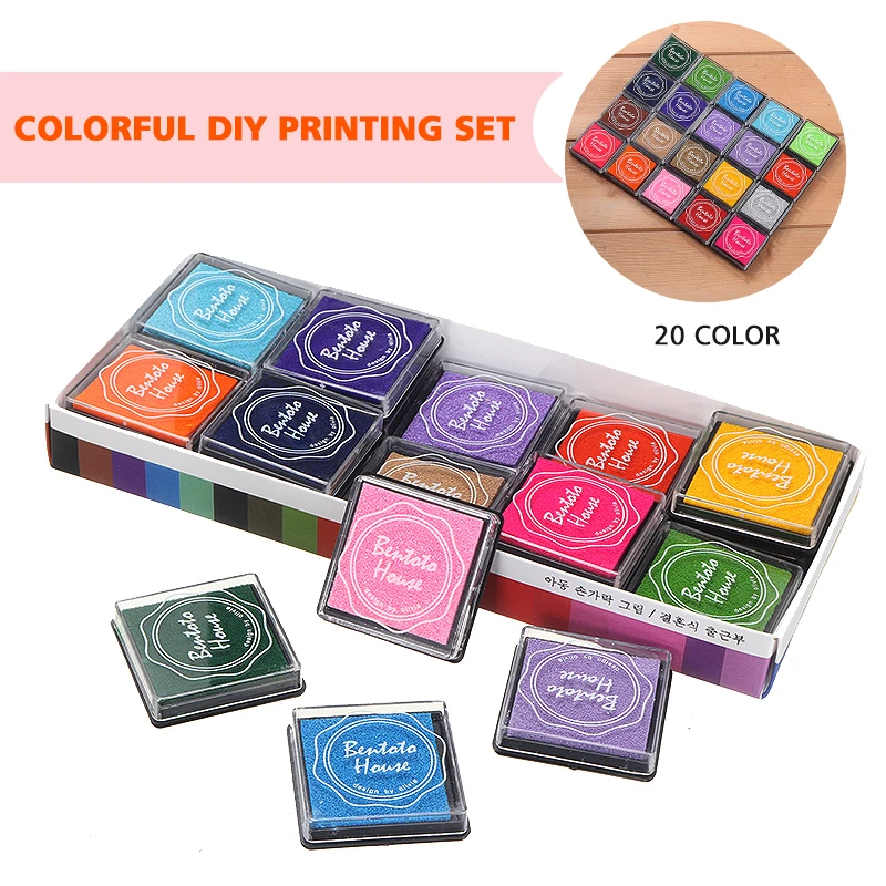 20pcs Colorful Giant Paint Ink Pads Scrapbooking Kids Finger Painting Craft School Supplies For Finger Print Art
20pcs Colorful Giant Paint Ink Pads Scrapbooking Kids Finger Painting Craft School Supplies For Finger Print Art