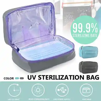 Portable UV Sterilizer Bag UVC Disinfect Pack Multifunctional Sterilization Bag Phone Sterilizer Box LED UVC Disinfection Lamp
Portable UV Sterilizer Bag UVC Disinfect Pack Multifunctional Sterilization Bag Phone Sterilizer Box LED UVC Disinfection Lamp