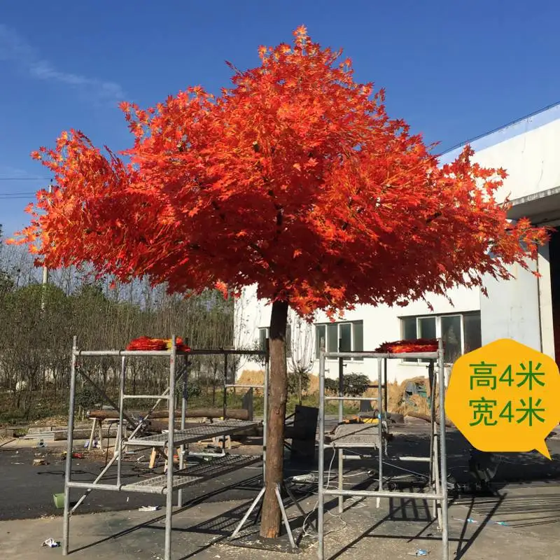 Artificial maple tree Red maple tree Artificial ornamental tree Shopping malls display trees for weddings
Artificial maple tree Red maple tree Artificial ornamental tree Shopping malls display trees for weddings