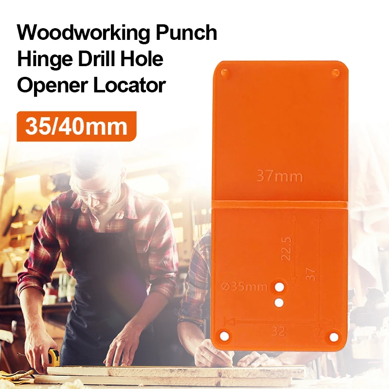 35/40mm Woodworking Punch Hinge Drill Hole Opener Locator Guide Drill Bit Hole Tools Door Cabinets DIY Template Woodworking Tool
35/40mm Woodworking Punch Hinge Drill Hole Opener Locator Guide Drill Bit Hole Tools Door Cabinets DIY Template Woodworking Tool