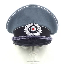 WWII German Army WH M36 Elite Infantry Officer Wool Hat Visor Cap Field Cap Hat M L XL WWII German Army WH M36 Elite Infantry Officer Wool Hat Visor Cap Field Cap Hat M L XL