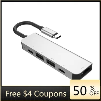 Type C HUB USB C to HDMI 4K USB 3.0 Adapter With USB C PD Charging Converter Dongle For Macbook Pro DELL Samsung S9 S10
Type C HUB USB C to HDMI 4K USB 3.0 Adapter With USB C PD Charging Converter Dongle For Macbook Pro DELL Samsung S9 S10