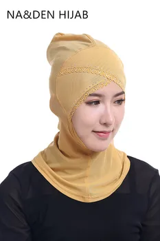 1PC NEW Neck head bonnet Muslim headscarf Women full cover Inner hat Hot rhinestone head neck cover Underscarf Islamic inner Cap
1PC NEW Neck head bonnet Muslim headscarf Women full cover Inner hat Hot rhinestone head neck cover Underscarf Islamic inner Cap