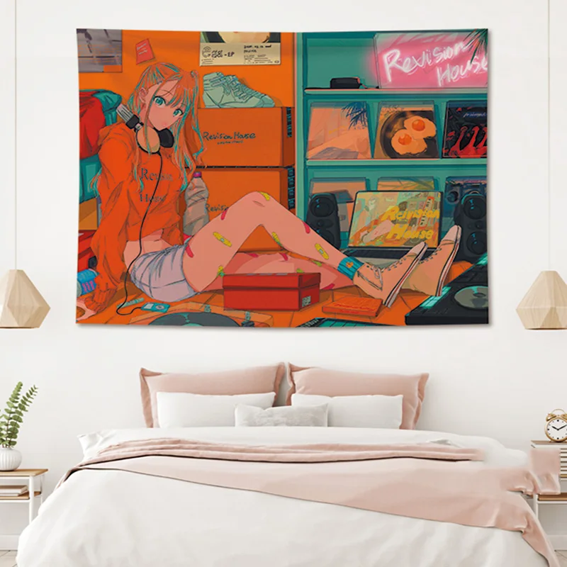 Home decorations accessorie sexy cute girl tapestry wall decoration bedroom lil peep boho decor kpop Hippie aesthetic room decor 
Home decorations accessorie sexy cute girl tapestry wall decoration bedroom lil peep boho decor kpop Hippie aesthetic room decor