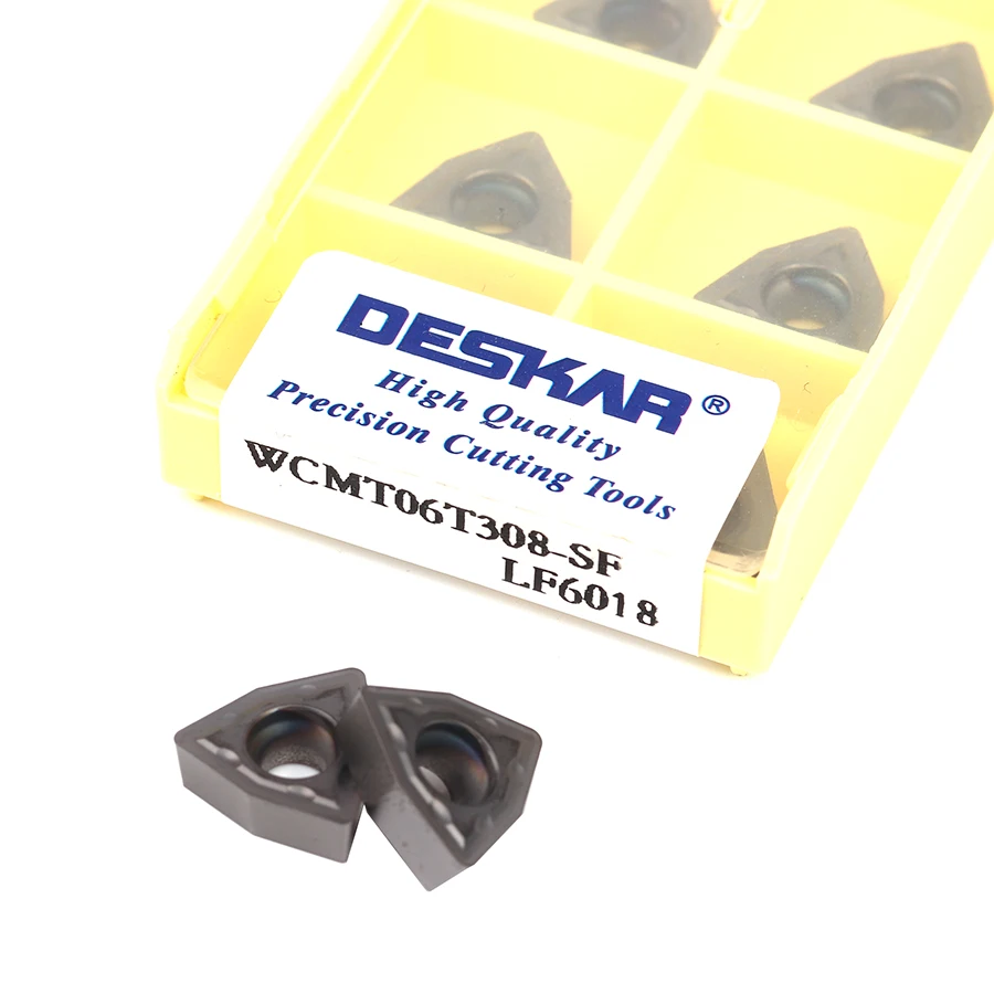 WCMX030208-SF WCMX040208-SF WCMT050308-SF WCMT06T208-SF WCMT080412-SF LF6018 carbide CNC insert,for stainless steel,a box of ten
WCMX030208-SF WCMX040208-SF WCMT050308-SF WCMT06T208-SF WCMT080412-SF LF6018 carbide CNC insert,for stainless steel,a box of ten