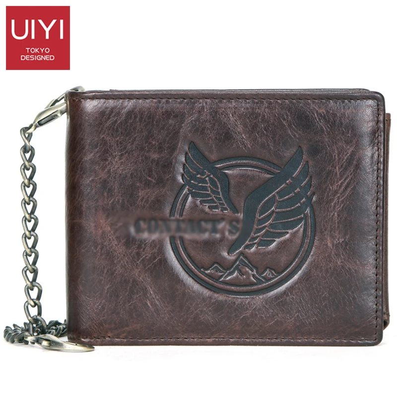 First Layer Cowhide Short Horizontal Men's Coin Purse Multifunctional Anti-lost Iron Chain Genuine Leather Purse Leisure Purse
First Layer Cowhide Short Horizontal Men's Coin Purse Multifunctional Anti-lost Iron Chain Genuine Leather Purse Leisure Purse