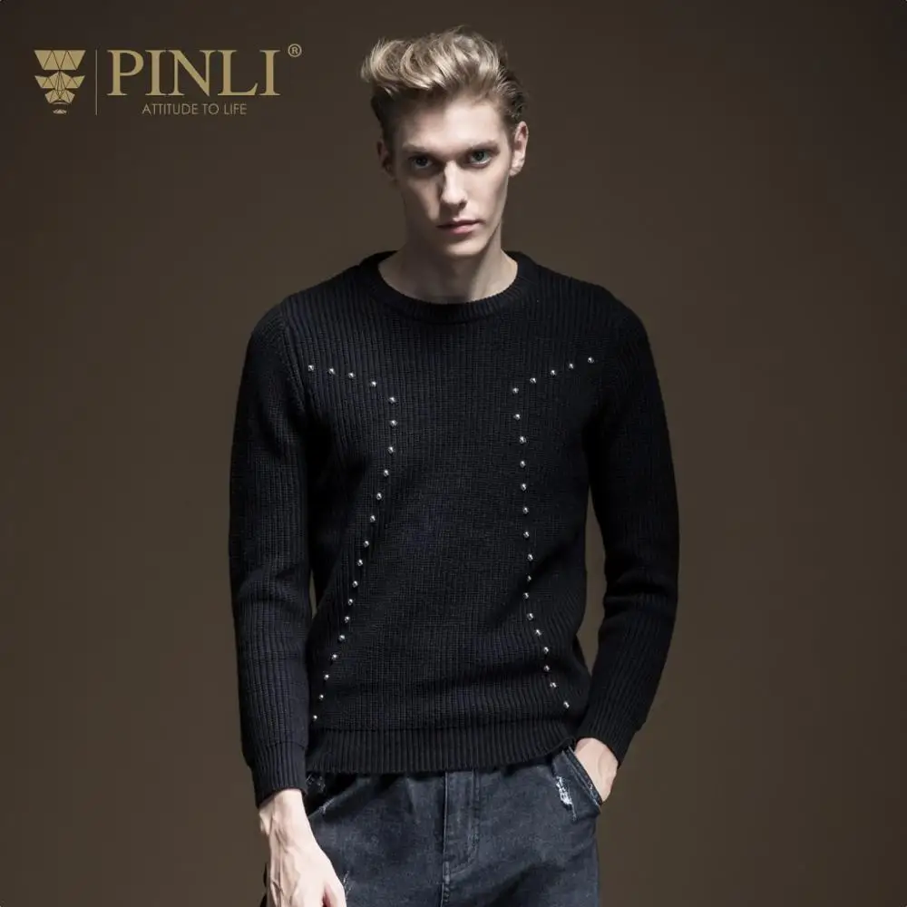 Mens Knitted Sweaters Real Pinli Product Made The New Men's Cultivate Morality, Fall 2019 Rivets Knit Sweater Coat B193110262
Mens Knitted Sweaters Real Pinli Product Made The New Men's Cultivate Morality, Fall 2019 Rivets Knit Sweater Coat B193110262
