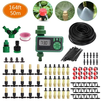 5M-50M Automatic Garden Watering System Garden Hose with Adjustable Dripper Kits Micro Drip Mist Spray Cooling System
5M-50M Automatic Garden Watering System Garden Hose with Adjustable Dripper Kits Micro Drip Mist Spray Cooling System