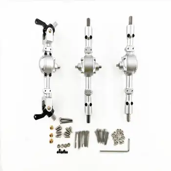 Kuulee Front Middle Rear Bridge Axle Assembly Military Car Upgrade Full Metal CNC Separate Part General Military RC Car Parts
Kuulee Front Middle Rear Bridge Axle Assembly Military Car Upgrade Full Metal CNC Separate Part General Military RC Car Parts