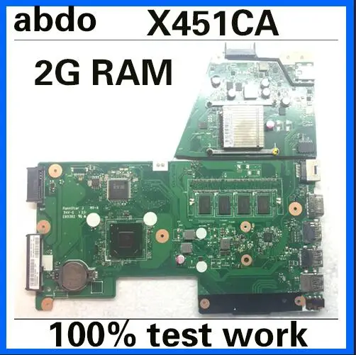 X451CA motherboard for ASUS D450C F451C X451C X451CA notebook motherboard CPU 1007U 2G RAM 100% test work
X451CA motherboard for ASUS D450C F451C X451C X451CA notebook motherboard CPU 1007U 2G RAM 100% test work