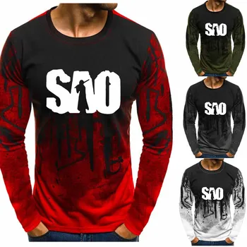 SAO Sword Art Sweatshirts Men Hoodies Gradient O neck pullover Printed Fleece pullover Sweatshirt HipHop Harajuku Men Clothing
SAO Sword Art Sweatshirts Men Hoodies Gradient O neck pullover Printed Fleece pullover Sweatshirt HipHop Harajuku Men Clothing