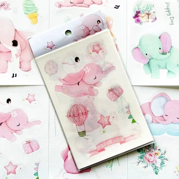 6 Sheets /Pack Cute Elephant Happy Day Sticker Adhesive Craft Stick Label Notebook Computer Phone DIY Decor Kids Gift Stationery
6 Sheets /Pack Cute Elephant Happy Day Sticker Adhesive Craft Stick Label Notebook Computer Phone DIY Decor Kids Gift Stationery