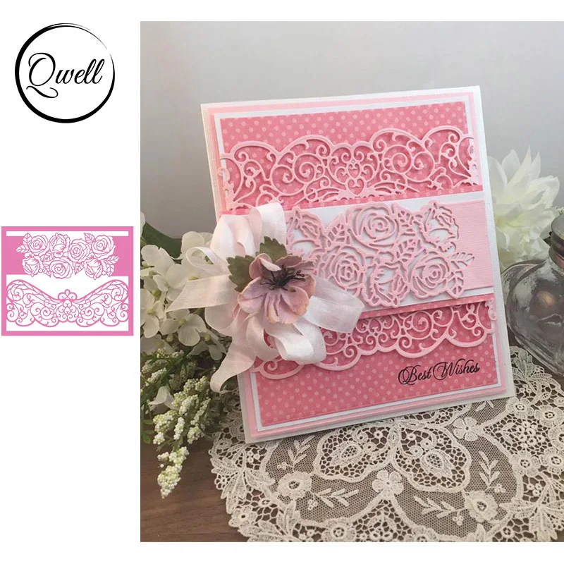 QWELL Rose Flower Frame Metal Cutting Dies for Scrapbooking and Card Making Paper Embossing Craft New 2020 die cuts
QWELL Rose Flower Frame Metal Cutting Dies for Scrapbooking and Card Making Paper Embossing Craft New 2020 die cuts