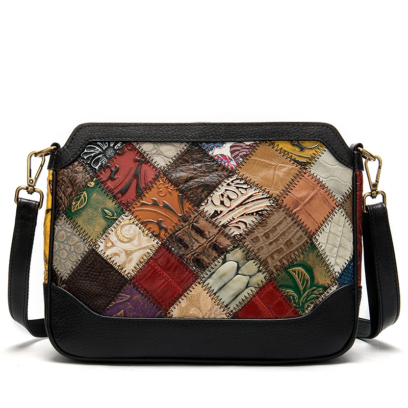2020First layer cowhide women's shoulder bag fashionable new trend embossed splicing package genuine leather large-capacity bag
2020First layer cowhide women's shoulder bag fashionable new trend embossed splicing package genuine leather large-capacity bag