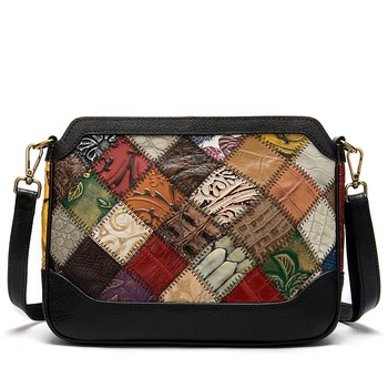 2020First layer cowhide women's shoulder bag fashionable new trend embossed splicing package genuine leather large-capacity bag
2020First layer cowhide women's shoulder bag fashionable new trend embossed splicing package genuine leather large-capacity bag