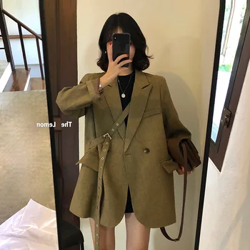 Suit Jacket Women Versatile 2020 nian Autumn Profile Sense of Design Fried Street CHIC Korean-style Suit Female Loose South Kore
Suit Jacket Women Versatile 2020 nian Autumn Profile Sense of Design Fried Street CHIC Korean-style Suit Female Loose South Kore