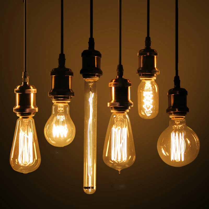 Лампа накаливания E27 в стиле ретро 220 В 40 Вт | Лампы и освещение