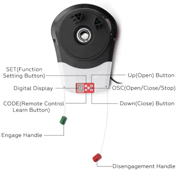 110V 1000N Garage Roller Door Auto Opener Motor Rotor 3 Remote Controls Electric Operator Rolling Gate Automatic Door Operator
110V 1000N Garage Roller Door Auto Opener Motor Rotor 3 Remote Controls Electric Operator Rolling Gate Automatic Door Operator