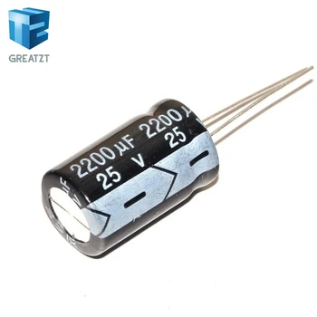 10 pcs Aluminum electrolytic capacitor 2200 uF 25 V 10 * 17 mm frekuensi tinggi Radial Electrolytic kapasitor
10 pcs Aluminum electrolytic capacitor 2200 uF 25 V 10 * 17 mm frekuensi tinggi Radial Electrolytic kapasitor