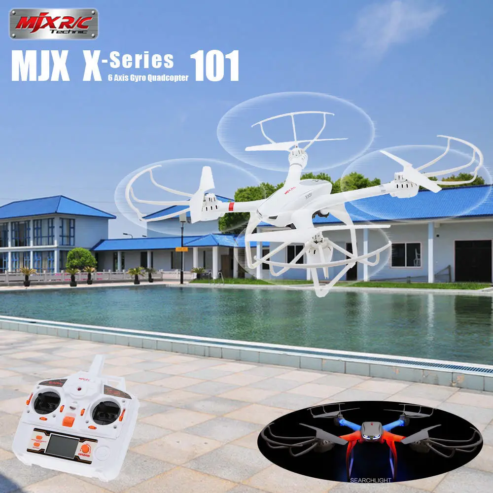 MJX X101 2.4G 6-Axis Gyro Headless Mode One Key Return Flying Drone 3D Roll RC Quadcopter Aircraft VS JJRC H8D H11D H12C
MJX X101 2.4G 6-Axis Gyro Headless Mode One Key Return Flying Drone 3D Roll RC Quadcopter Aircraft VS JJRC H8D H11D H12C