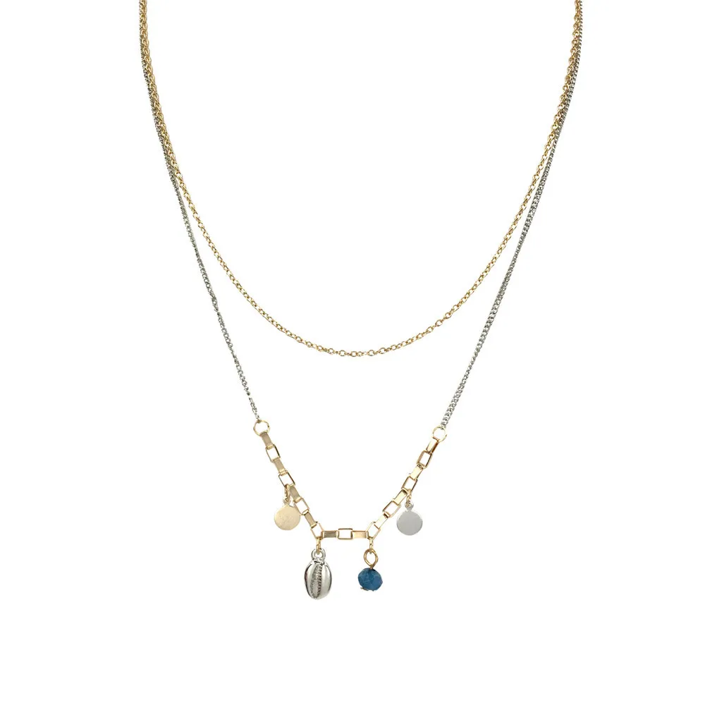 2019 New Fashion Simple Design Thin and Short Necklace Gold and Rhodium Color Chain Layered Necklace for Women Girl
2019 New Fashion Simple Design Thin and Short Necklace Gold and Rhodium Color Chain Layered Necklace for Women Girl