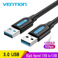 Vention USB Male to Male Extension Cable 2.0 3.0 High Speed Data Transfer USB Cable Extender for Radiator Car Speaker HD Webcom Vention USB Male to Male Extension Cable 2.0 3.0 High Speed Data Transfer USB Cable Extender for Radiator Car Speaker HD Webcom