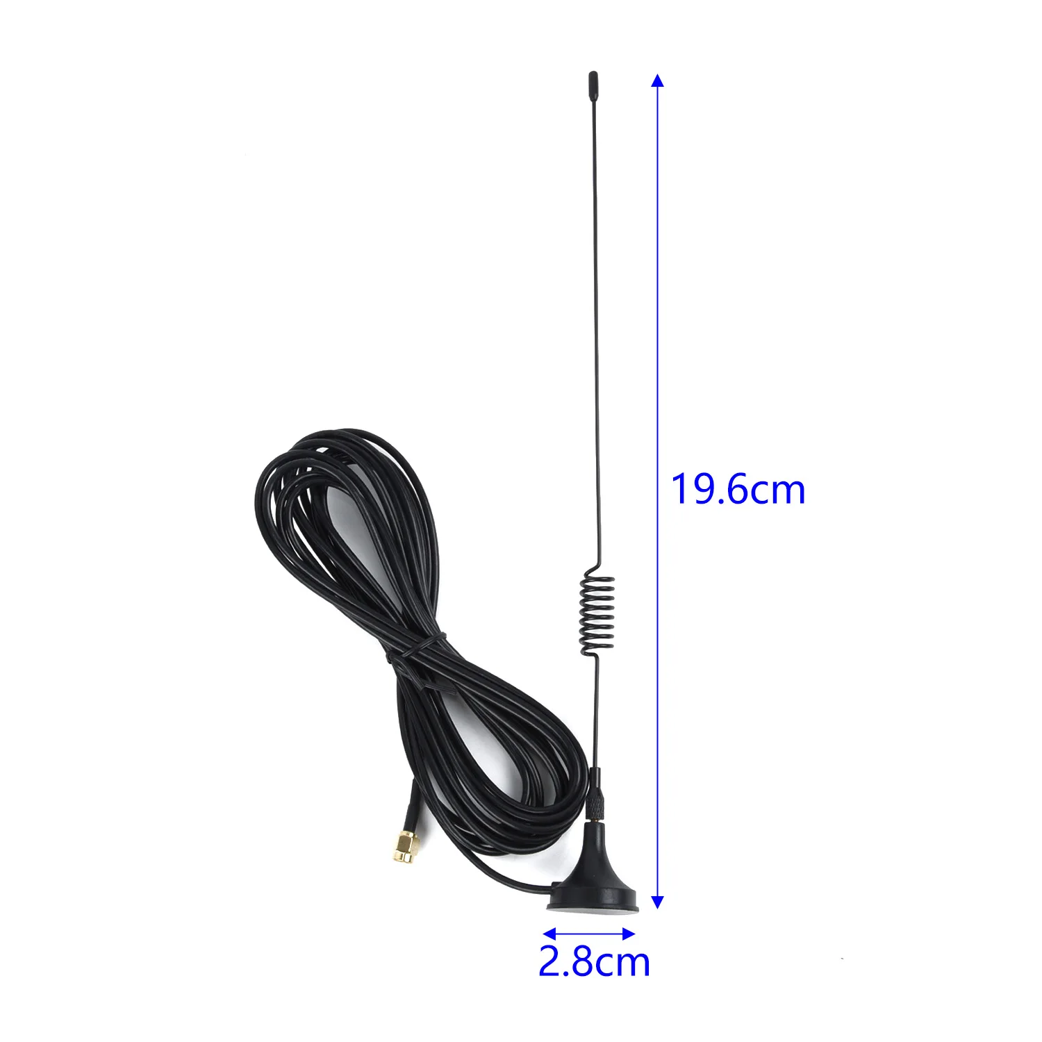 Exterior Antenna Aerial DAB Vehicle Car Radio Magnetic Base Mount Male Plug Cable 4M Digital 19.6cm Practical 1X
Exterior Antenna Aerial DAB Vehicle Car Radio Magnetic Base Mount Male Plug Cable 4M Digital 19.6cm Practical 1X