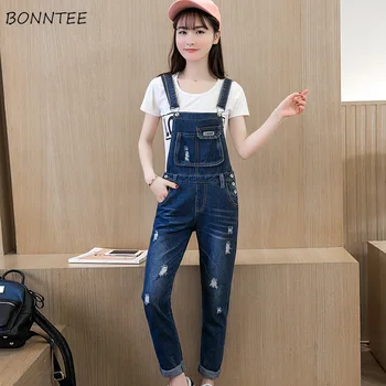 Jumpsuits Women Hole Denim Jumpsuit Ankle-Length Trendy Chic Womens Strap Students Retro Leisure Ulzzang Trousers Ladies Buttons
Jumpsuits Women Hole Denim Jumpsuit Ankle-Length Trendy Chic Womens Strap Students Retro Leisure Ulzzang Trousers Ladies Buttons