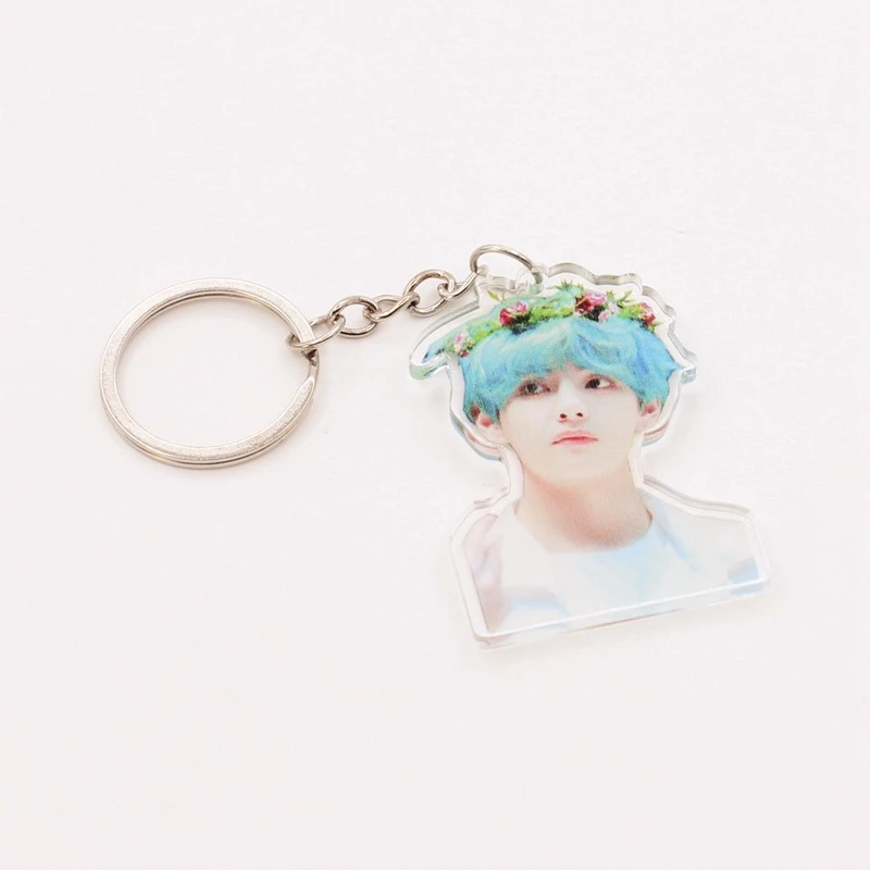 

Kpop Bangtan Boys New Album Cartoon acrylic keychain jungkook keychain J-HOPE V SUGA JIN RM JIMIN Keyring