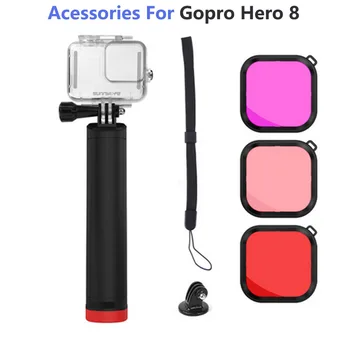 60m Waterproof Protective Diving Case Housing Case Diving Filter Floating Bar for GoPro Hero 8 Black Sports Camera Acessories
60m Waterproof Protective Diving Case Housing Case Diving Filter Floating Bar for GoPro Hero 8 Black Sports Camera Acessories
