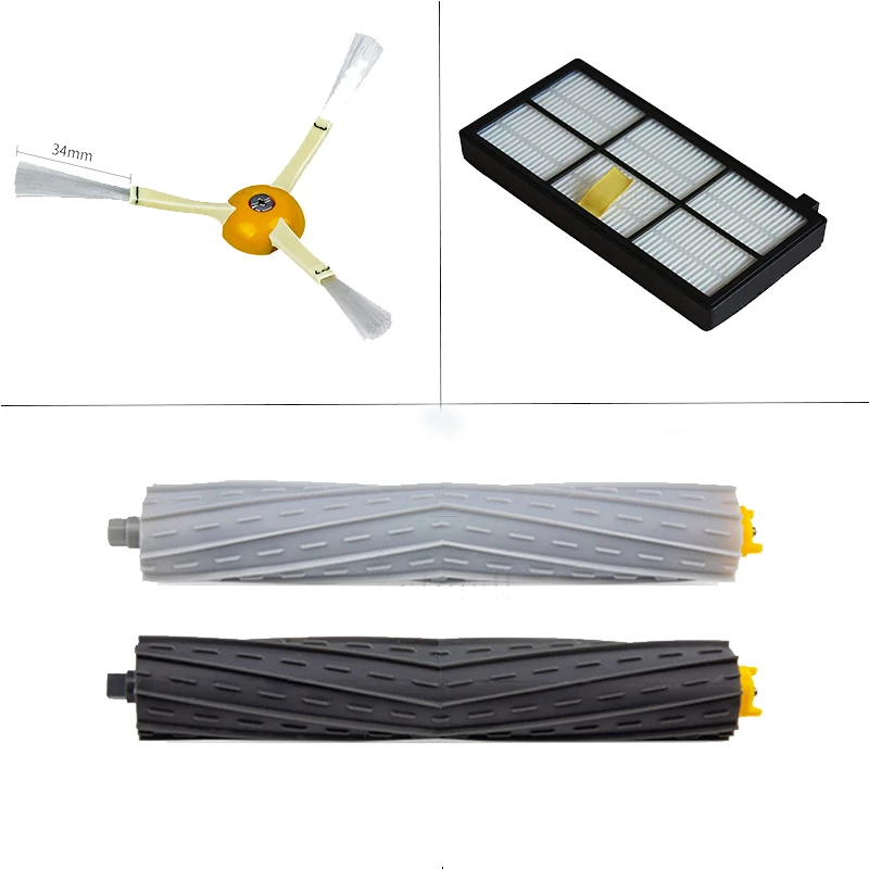 Accessories For iRobot Roomba 800 900 Series 805 860 870 871 880 890 960 980 985 Vacuum Side Brush Extractors Hepa Filter Parts
Accessories For iRobot Roomba 800 900 Series 805 860 870 871 880 890 960 980 985 Vacuum Side Brush Extractors Hepa Filter Parts