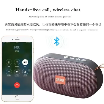 T7 Mini Bluetooth Speaker Portable Wireless Loudspeaker Sound System 3D Stereo Music Surround Outdoor Speaker Support FM TFCard
T7 Mini Bluetooth Speaker Portable Wireless Loudspeaker Sound System 3D Stereo Music Surround Outdoor Speaker Support FM TFCard