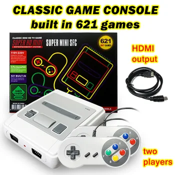 Retro Game Mini Classic 4K TV AV/HDMI 8Bit Video Game Console Handheld Gaming Player with 2 Gamepad Dropship Bulit In 621 Games
Retro Game Mini Classic 4K TV AV/HDMI 8Bit Video Game Console Handheld Gaming Player with 2 Gamepad Dropship Bulit In 621 Games