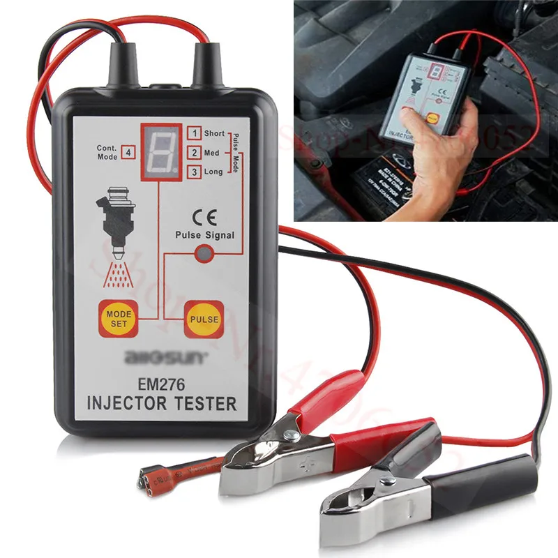 All-sun EM276 Professional Injector Tester Fuel Injector 4 Pluse Modes Tester Powerful Fuel System Scan Tool 100% Guarantee
All-sun EM276 Professional Injector Tester Fuel Injector 4 Pluse Modes Tester Powerful Fuel System Scan Tool 100% Guarantee