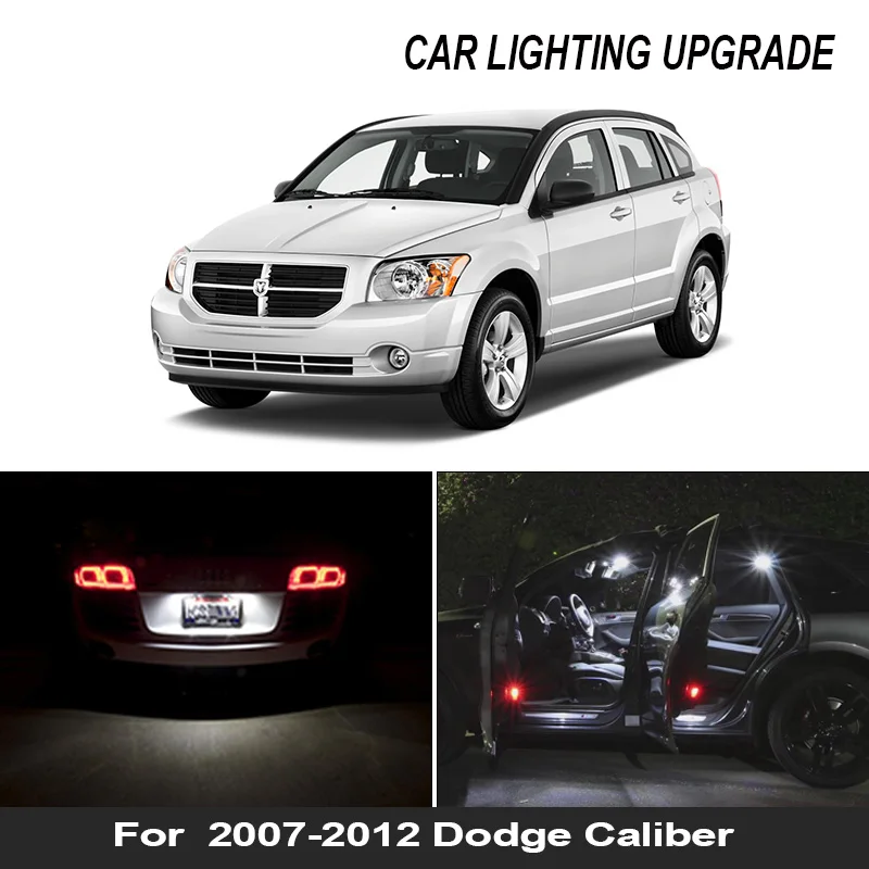 10x Canbus Auto LED Light Bulbs Interior Package Kit For 2007-2012 Dodge Caliber White Led Map Dome Trunk License Plate Lamp
10x Canbus Auto LED Light Bulbs Interior Package Kit For 2007-2012 Dodge Caliber White Led Map Dome Trunk License Plate Lamp