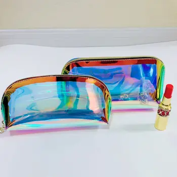Fashion Bling Bling Dream Colorful Holographic Beauty Organizer Pouch Clear Iridescent Clutch Makeup TPU and PVC Cosmetic Bag
Fashion Bling Bling Dream Colorful Holographic Beauty Organizer Pouch Clear Iridescent Clutch Makeup TPU and PVC Cosmetic Bag