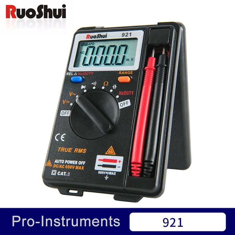 921 Victor RuoShui Digital Multimeter Voltage Resistance Capacitance Foldable Multimetro hand lighit tester true rms multimeter
921 Victor RuoShui Digital Multimeter Voltage Resistance Capacitance Foldable Multimetro hand lighit tester true rms multimeter