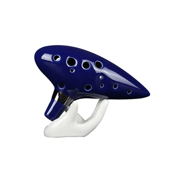 Blue 12 Hole Ocarina Ceramic Alto C Ocarina Made from kiln-fired ceramic easy-to-learn suitable for home party stage performance
Blue 12 Hole Ocarina Ceramic Alto C Ocarina Made from kiln-fired ceramic easy-to-learn suitable for home party stage performance